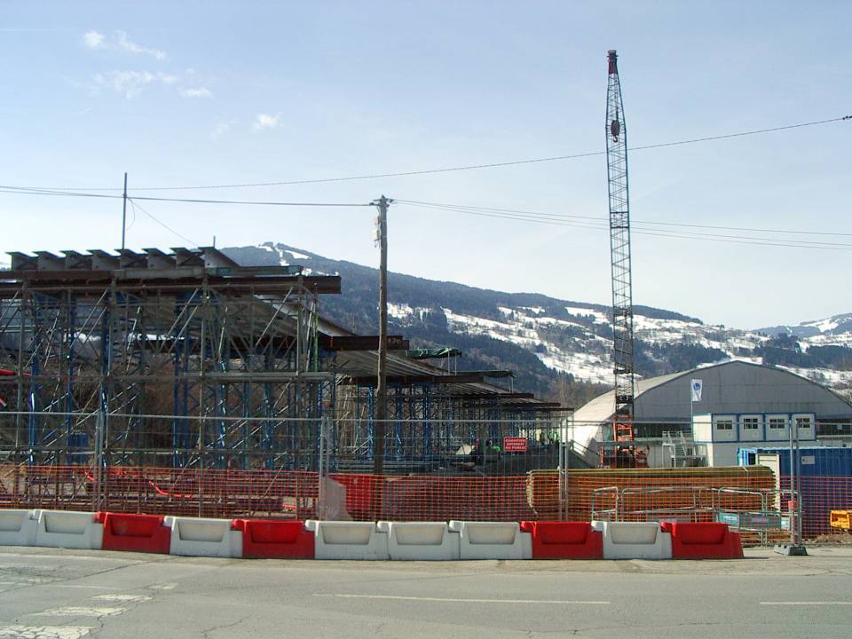 Préparation du tablier du pont SNCF de l’Aérodrome, 21 mars 2013 (cliché Bernard Théry)