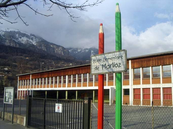L’école primaire de Marlioz (cliché Bernard Théry)