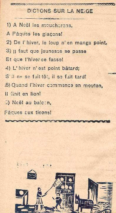 Journal scolaire de Passy, « Face au Mont-Blanc », février 1946 p. 2 