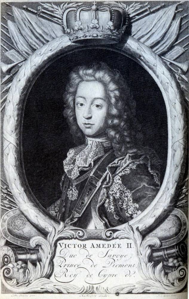 Victor-Amédée II, Duc de Savoye, Prince de Piémont, Roy de Cypre (source : commons.wikipedia) 