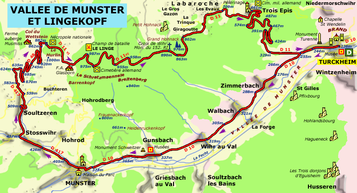 Vallée de Munster et Lingekopf (site balades en Alsace) 