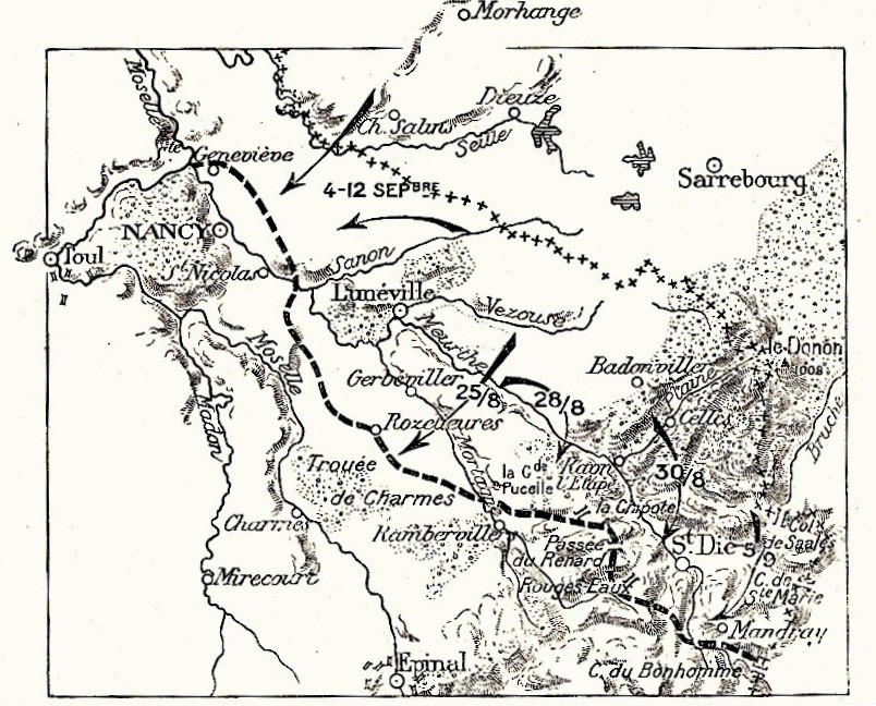 combats du 27 août 1914 autour de Saint-Dié