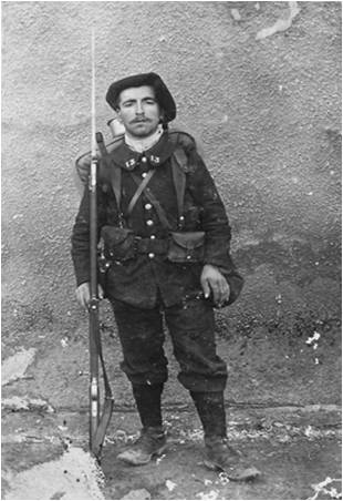 Un chasseur du 13e BCAP, André Mermet (site jpierre.dagandagand.free.fr)