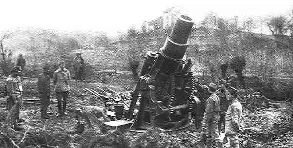 Mortier allemand de 305 mm (site sabreteam)